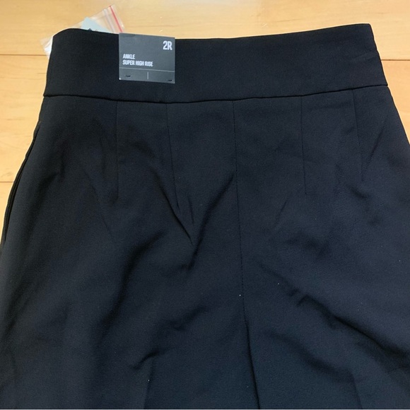 Express Black Ankle Super High Rise Pants Womens Size 2 New Tag Trousers - Picture 6 of 6